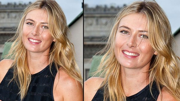 Maria Sharapova mağaza açılışında beyazlara büründü