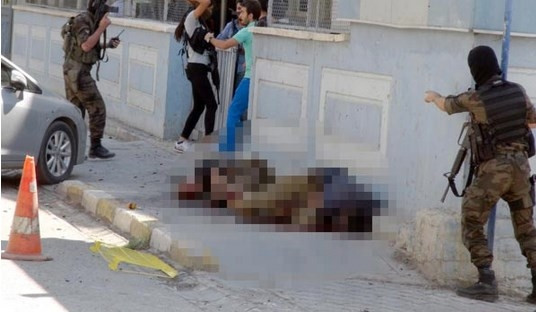 Teröristlerin cenazesini HDP'li milletvekili aldı