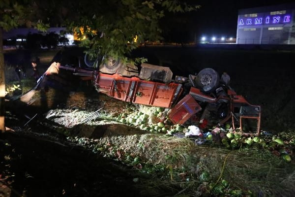 Hurdaya dönen kamyonda 'kayıp çocuk' aradılar