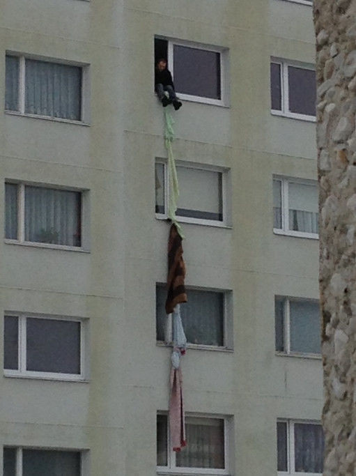 Korku anları kamerada