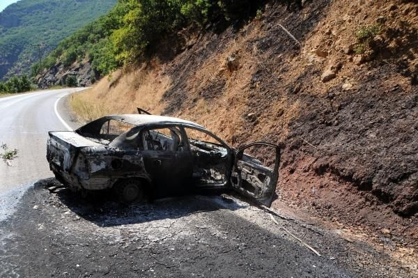 Şehit polisimizin aracı bu hale geldi