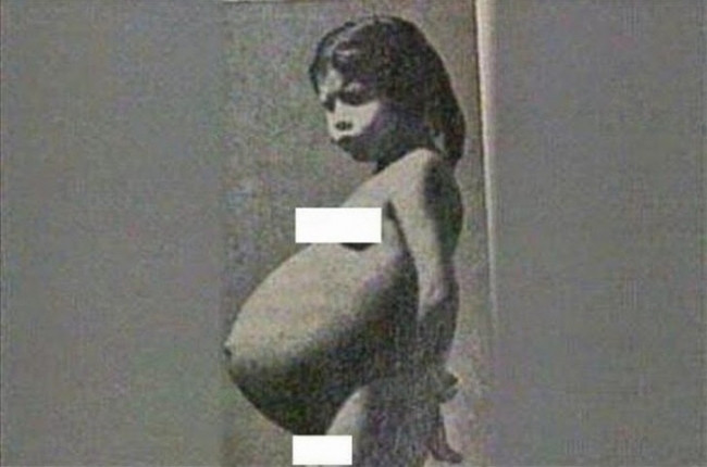 5 yaşında anne oldu