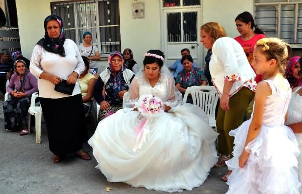 Damatsız düğün gerçek oldu