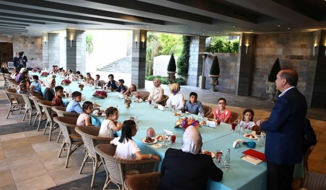 Erdoğan'dan şehit çocuklarına bayram sürprizi