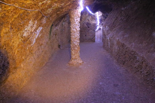 Yeraltı şehri büyülüyor