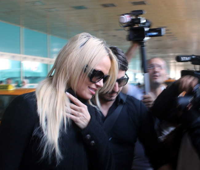 Pamela Anderson Türkiye'ye geldi