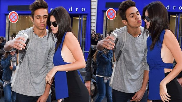 Kendall Jenner'a hayranından 'öpücüklü' saldırı