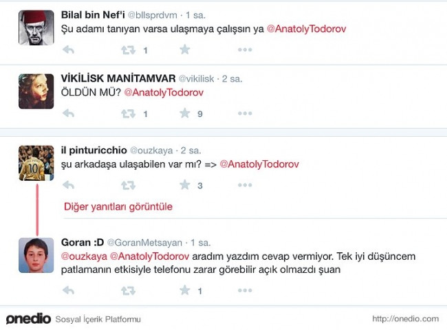 Ankara'daki patlamayı bir gün önceden tahmin etti