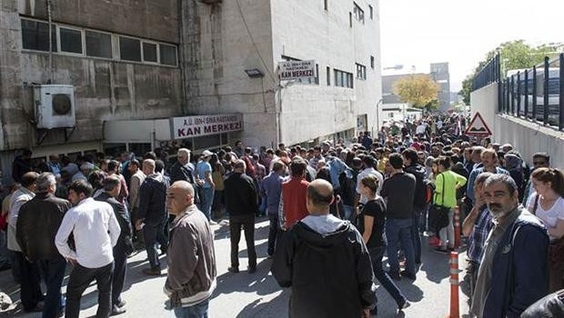 Ankaralılar patlama sonrası kan vermek için acil servislere koştu