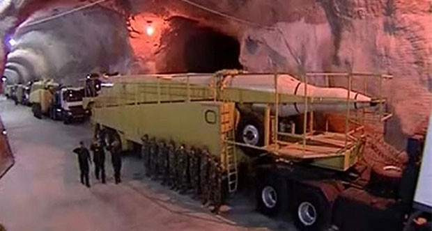 İran yeraltı füze tünellerinin görüntülerini yayınladı