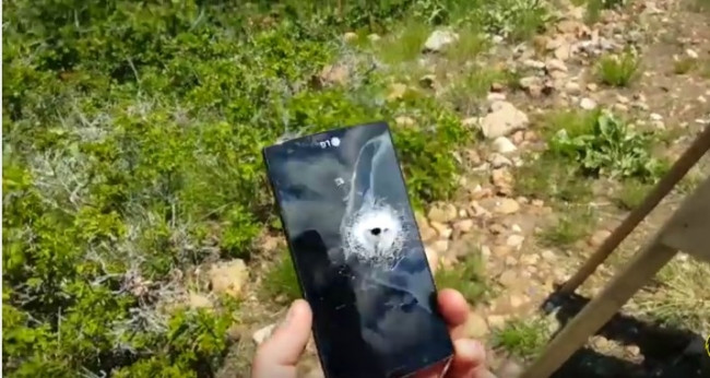 LG G4 uzun namlulu silah testinde