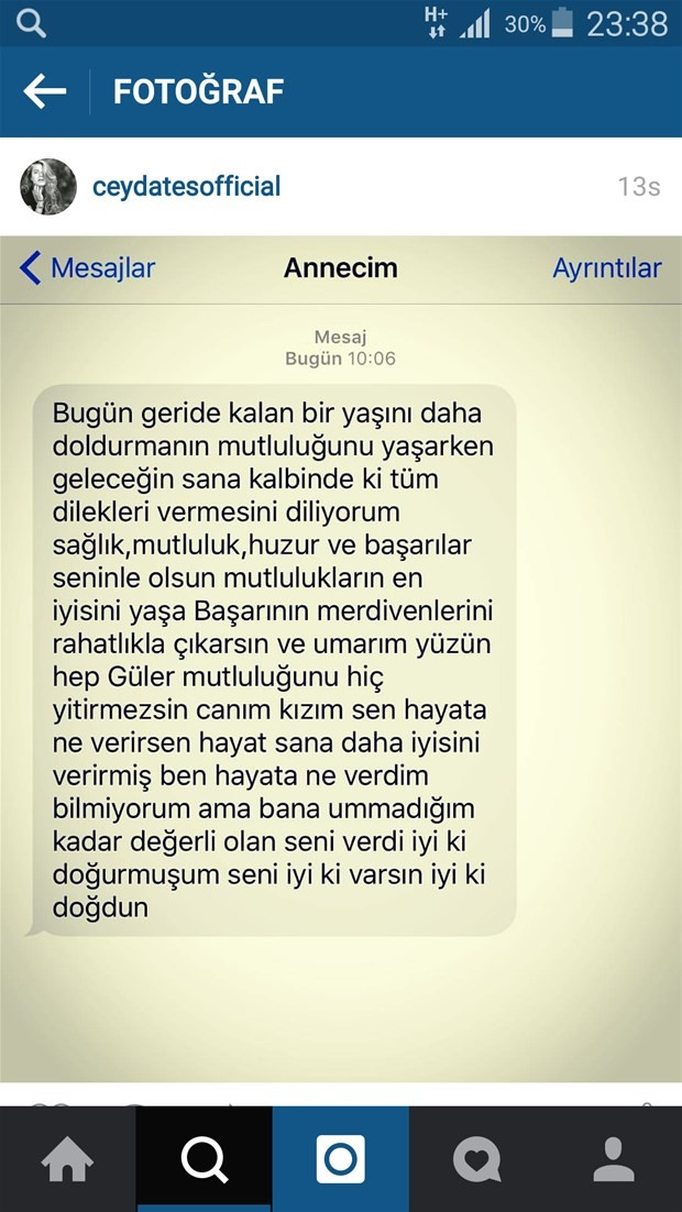 Ceyda Ateş: 'En özelini söylemem !'