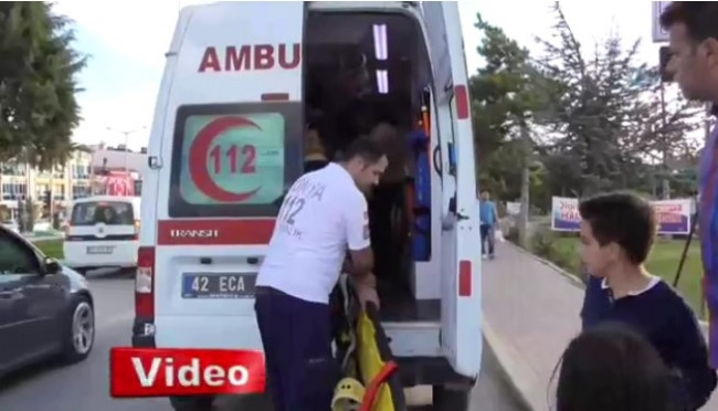 Göle düşen bebek kurtarıldı