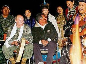 Putin, at üzerinde stres atıyor