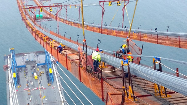 İki yakanın birleşmesine son 535 metre!