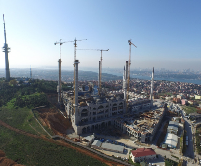 Çamlıca Camisi inşaatında son durum
