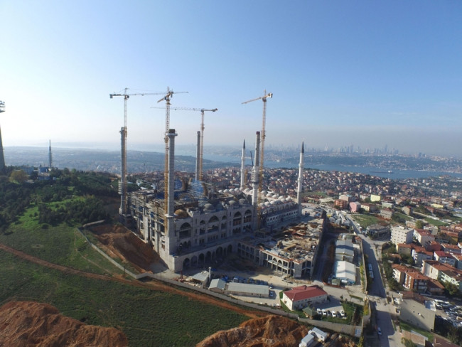 Çamlıca Camisi inşaatında son durum