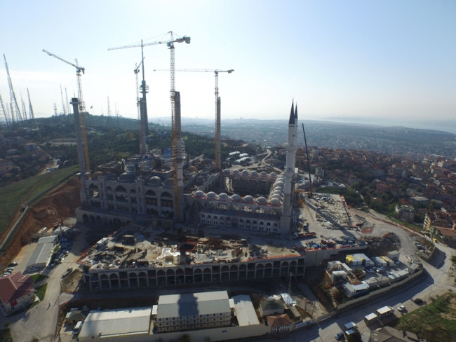 Çamlıca Camisi inşaatında son durum