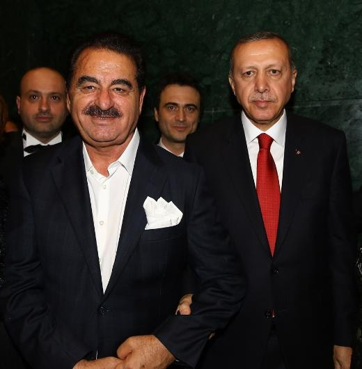 Cumhurbaşkanlığı Sarayı'ndaki resepsiyondan kareler