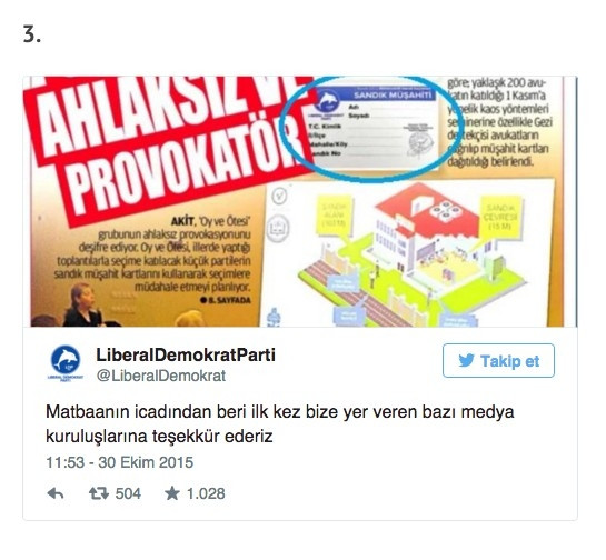 O parti öyle bir tweet attı ki...
