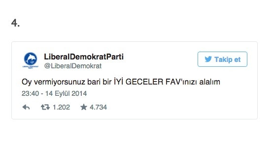 O parti öyle bir tweet attı ki...