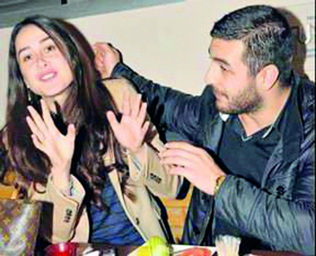 Özlem Yıldız ve sevgilisi Öncü Sönmez gecelerde