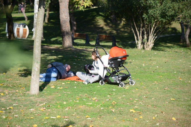 Güven Kıraç parkta uyudu