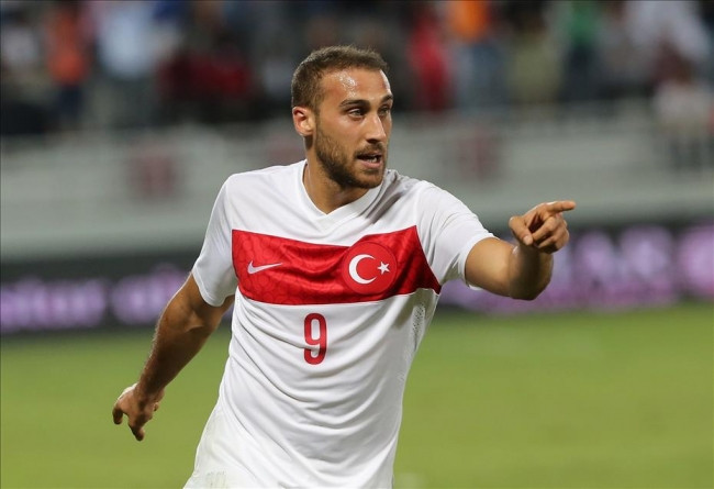 Katar-Türkiye maçından kareler
