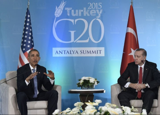 Obama Erdoğan görüşmesinden kareler