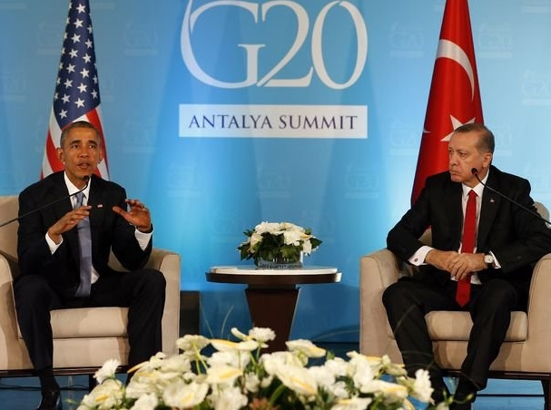 Obama Erdoğan görüşmesinden kareler
