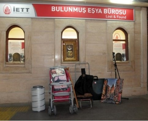 Kayıp eşya deposunda yok yok !