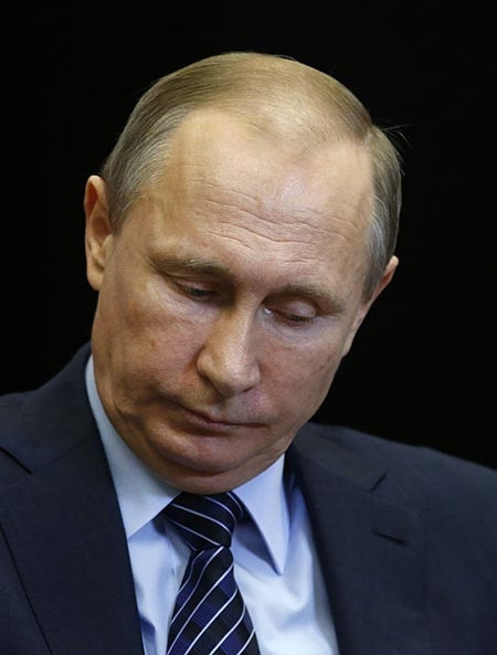 Uçağın düşürülmesi sonrası Putin'in dalgın hali