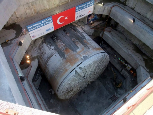 Avrasya Tüneli'nde sona yaklaşıldı