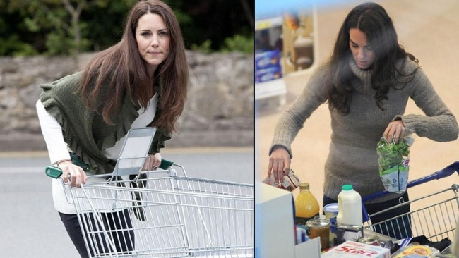 Kate Middleton da bazen dağınık yakalanabiliyor
