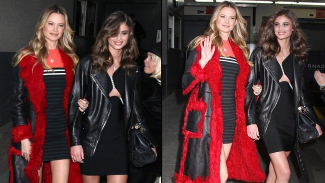 Behati Prinsloo ve Taylor Hill canlı yayın konuğu