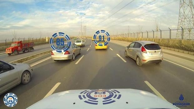 Mobil EDS 6 bin 538 sürücüye cezayı kesti
