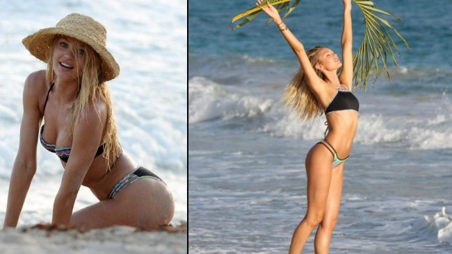 Candice Swanepoel çekimde