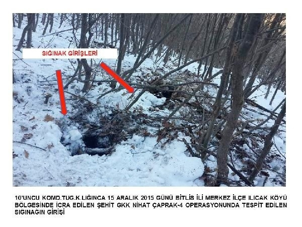 PKK mağarasına zorlukla giren asker şaştı kaldı