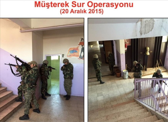 Sur'daki terör operasyonundan sonra kareler