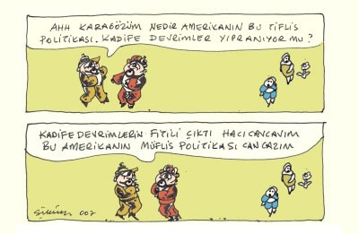 Memleket meseleleri Hacivatla Karagöze emanet...