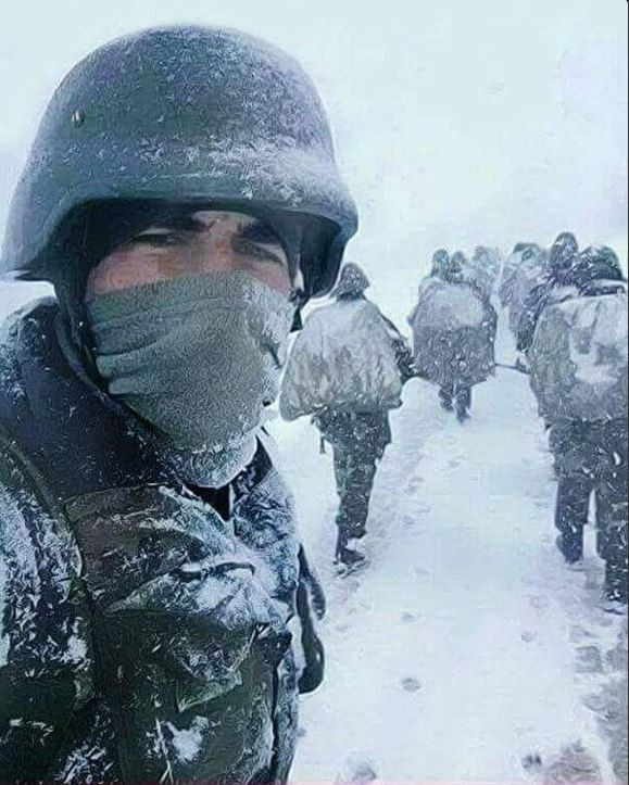 Dondurucu soğukta PKK operasyonu
