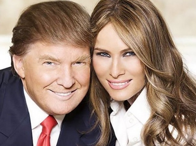 Melania Trump eşine destek oldu