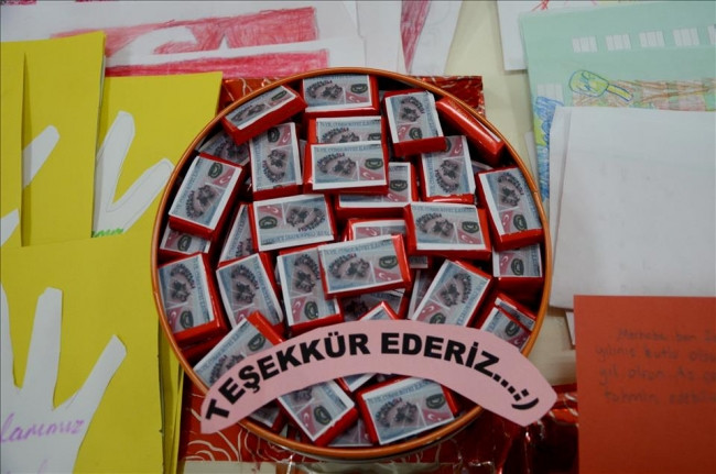Güvenlik güçlerine öğrencilerden hediyeler !