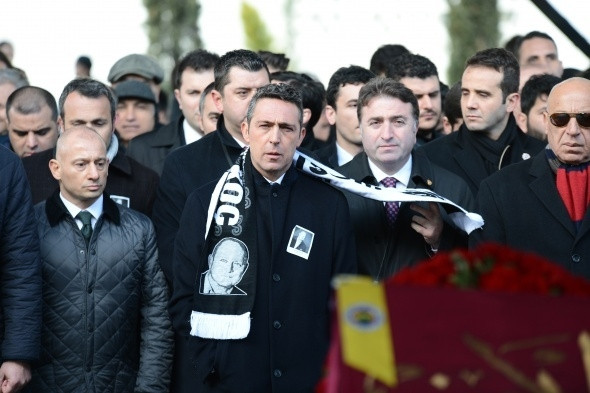 Mustafa Koç Osmanlı Sancağı ile uğurlandı