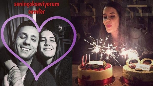Ferhan Şensoy 27’nci yaşını sevgilisiyle kutladı