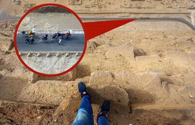 Alman turistin piramit macerası