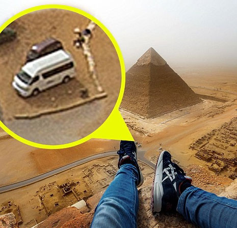 Alman turistin piramit macerası