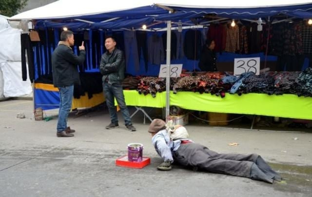 Dilenciden akılalmaz numara
