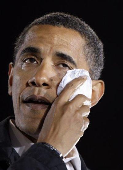 Yoksa bu gözyaşları yalan mı Obama?