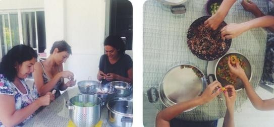 Ünlülerin yemek ve temizlik yaparkenki halleri..